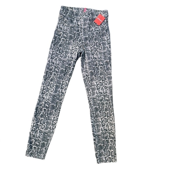 Spanx Ankle Jean-ish Snake Print Leggings - Picture 3 of 10